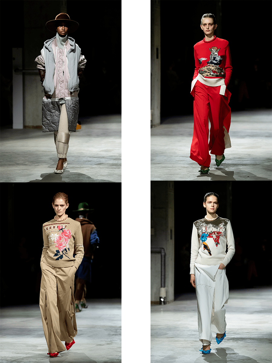 颜色 Undercover 2021秋冬，从不同的角度出发，以个人和情感化来阐释潮流