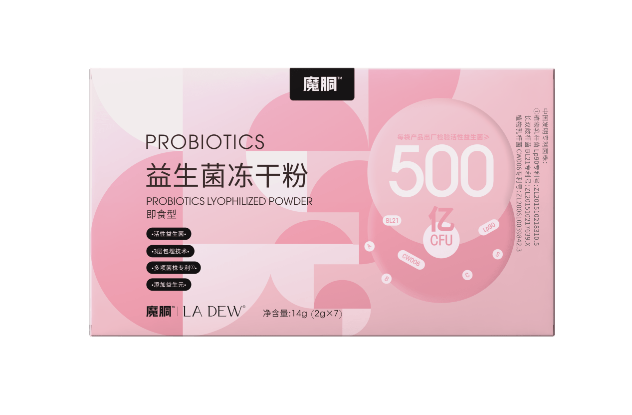 守护|巨星新品魔胴益生菌冻干粉,守护肠道健康新助力