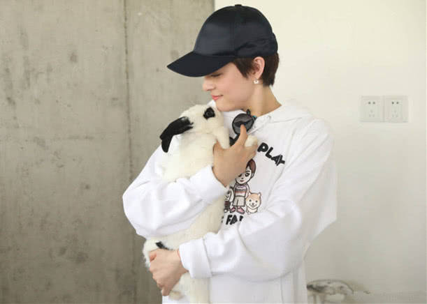 网友 孙俪穿小黑裤现身,怀里抱着小奶狗,网友:娘娘真暖心!