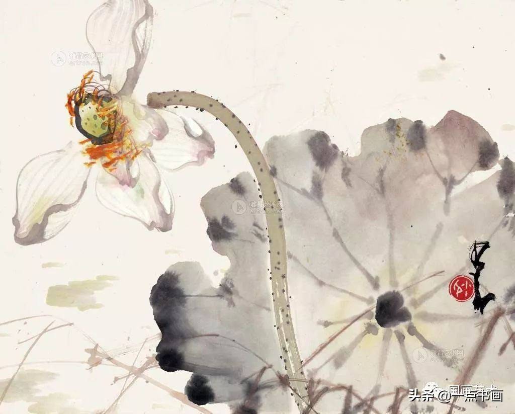 赵少昂 荷画欣赏与画荷经验谈