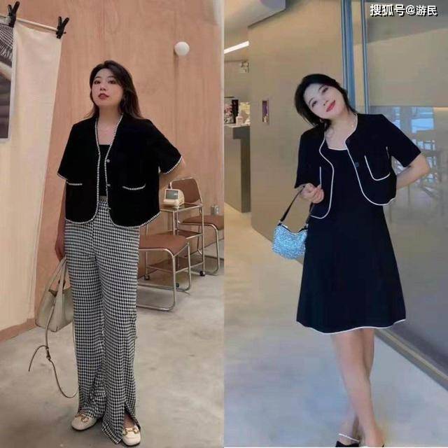 漂亮 微胖女人怎么打扮更漂亮？她体重足足135斤，照样凭穿搭美出圈