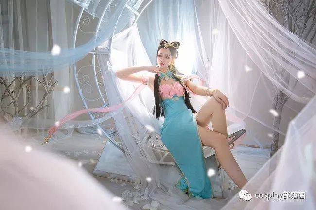 同人 cos:穿旗袍的玉环姐姐?,镜花水月,国色天香