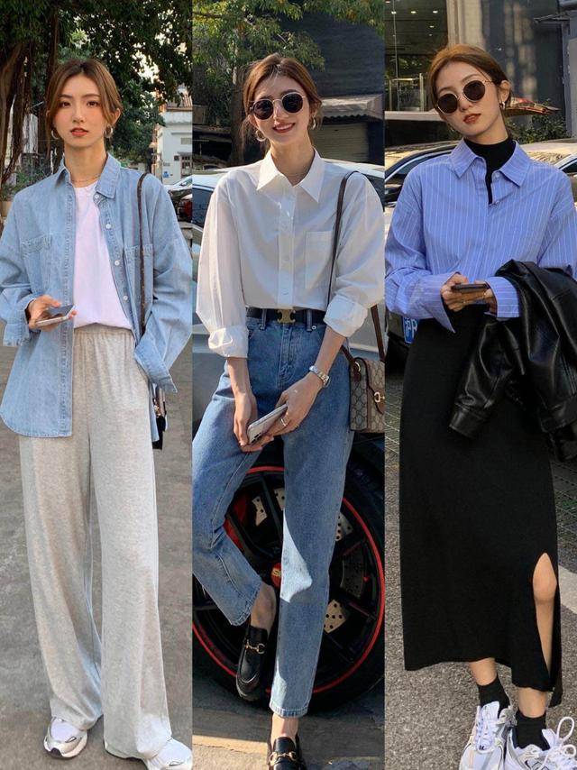下装 女人爱不爱打扮,看她怎么穿“衬衫”就知道了,气质差距很明显