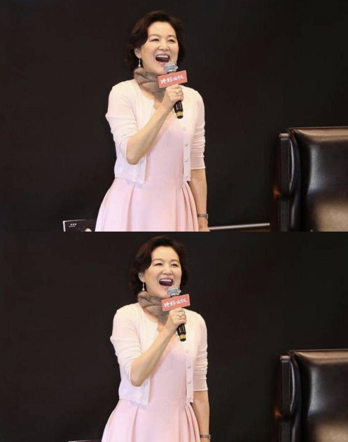 美人 林青霞真是时代的美人，穿“渔网裙”太美了，同框何超琼也不打怵