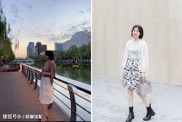 经典 这位中年妈妈真会穿，“4件外套”惊艳所有人！详细穿搭干货附上