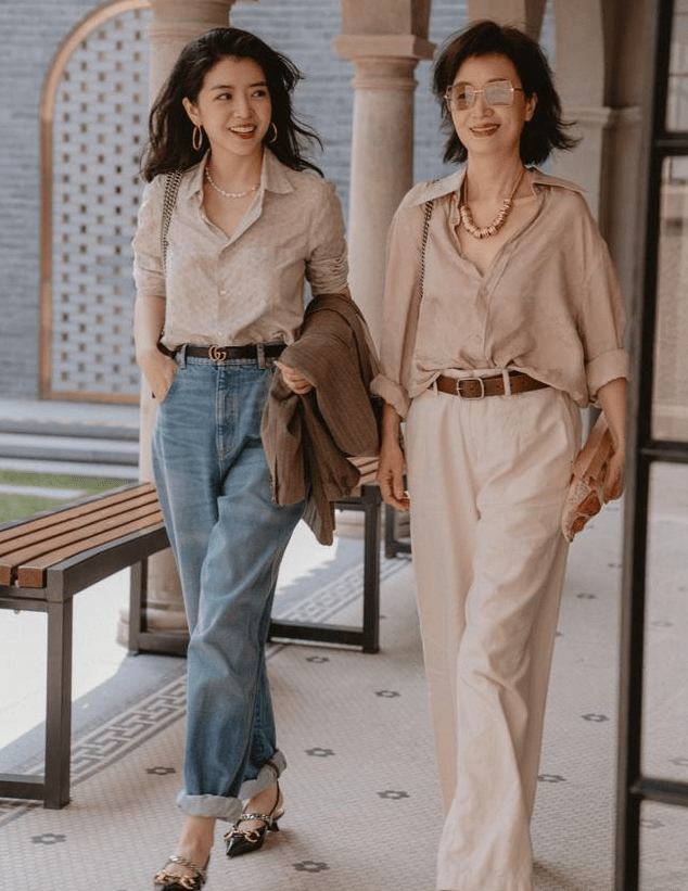 三木 无论30岁还是50岁,都要美美的,这对母女的神仙搭配,照穿就对了
