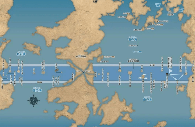 海贼王伟大航路地图图片