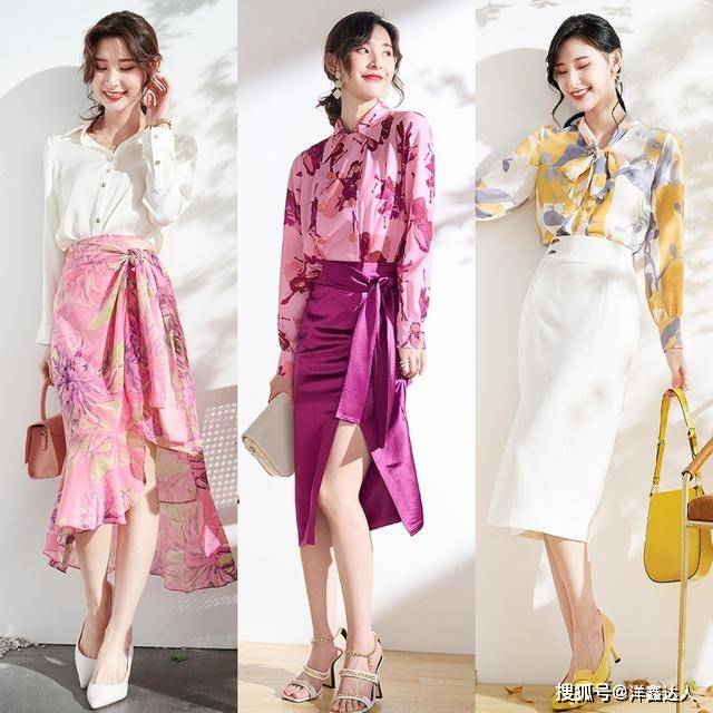 方法 为什么你穿“衬衫+半身裙”不好看？试试这些配色方法，温柔淑女