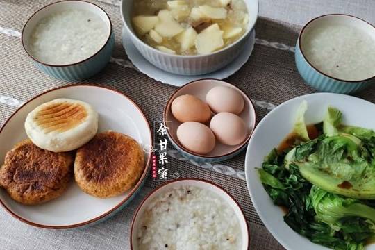 蔬菜|晒一晒长假早餐,每天热乎乎上桌,暖胃管饱,8天不重样