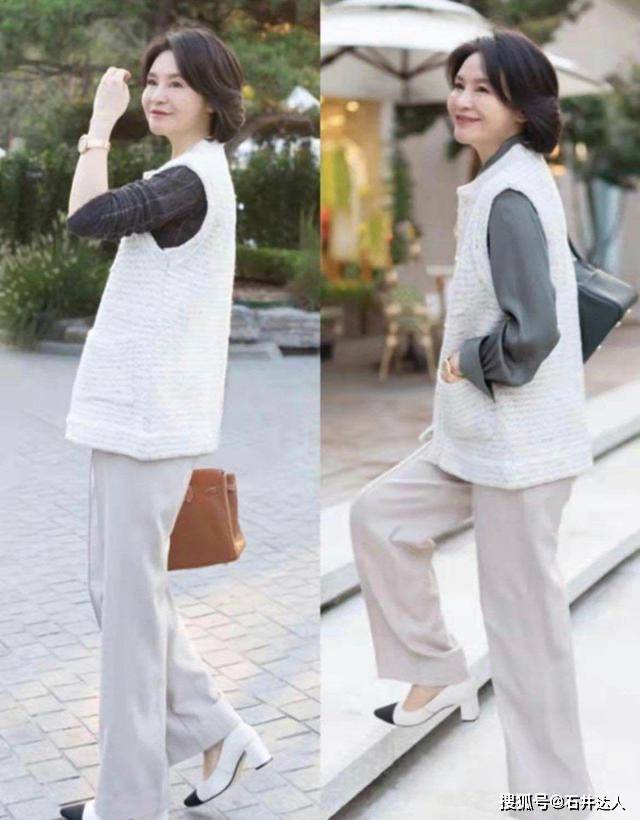 学潮 女人50岁以后，建议多穿“纯色”单品，学潮人这样穿，惊艳了时光
