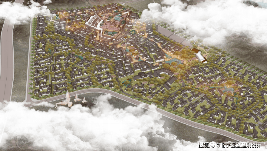 山东青岛藏马山温泉小镇规划设计方案