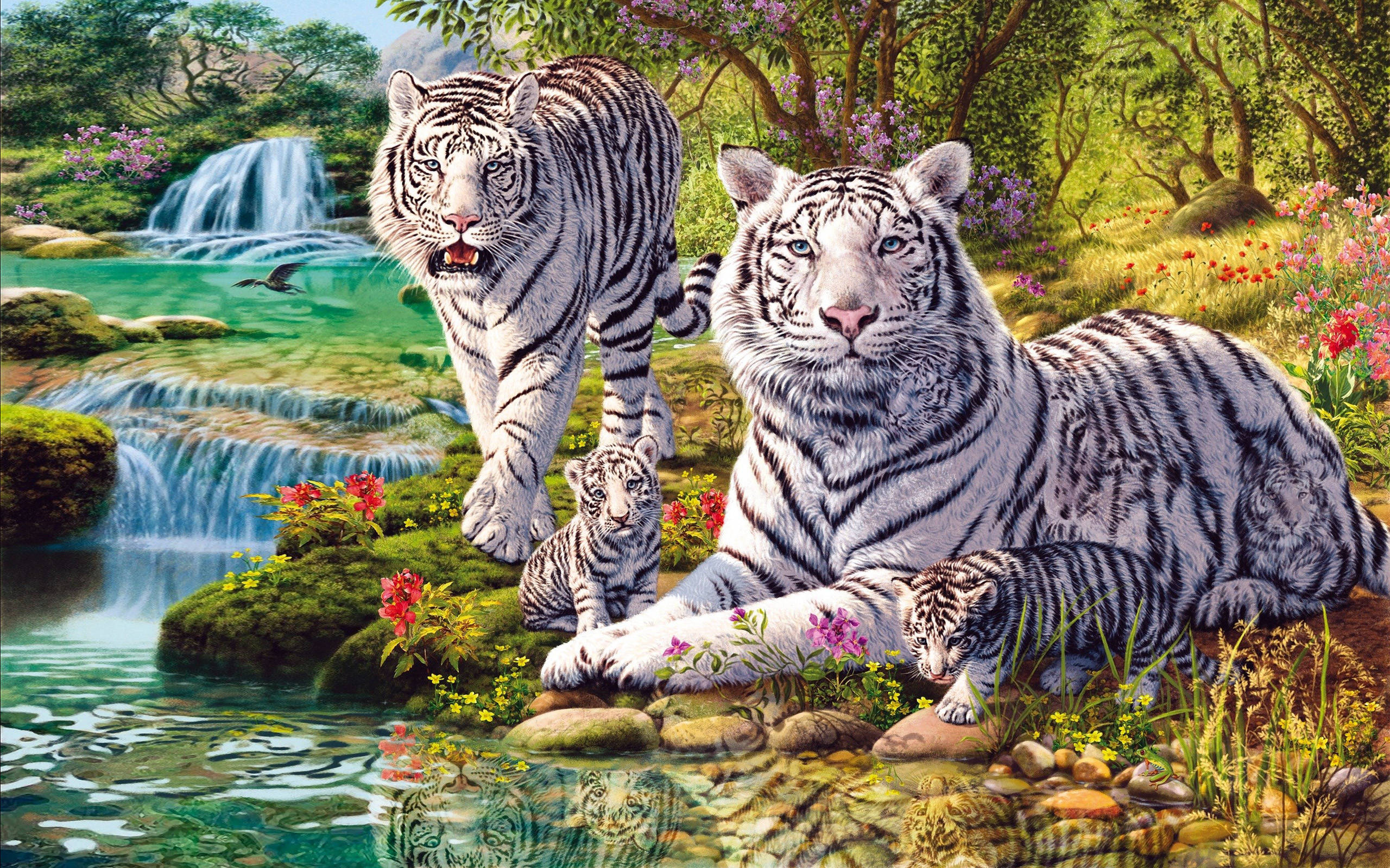 心理测试:图片中你找到了几只老虎,测你的思维灵活吗?
