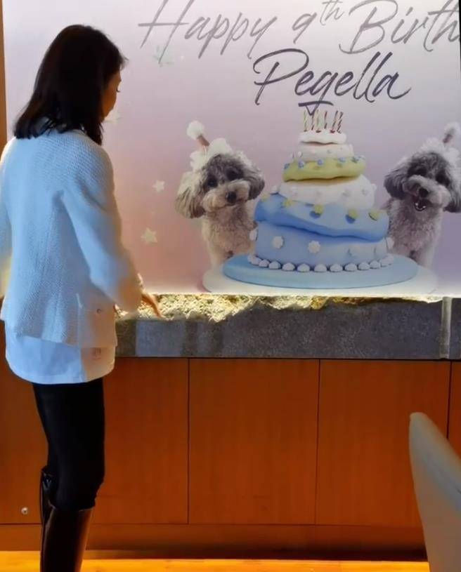 灯笼 黎姿为女儿庆生真细腻!穿香风外套配长靴,提灯笼折信纸母爱溢出