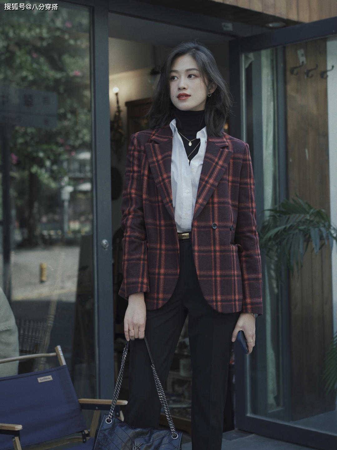 整体 日常通勤不知道怎样穿?入手大衣和西装,保暖干练又有气场