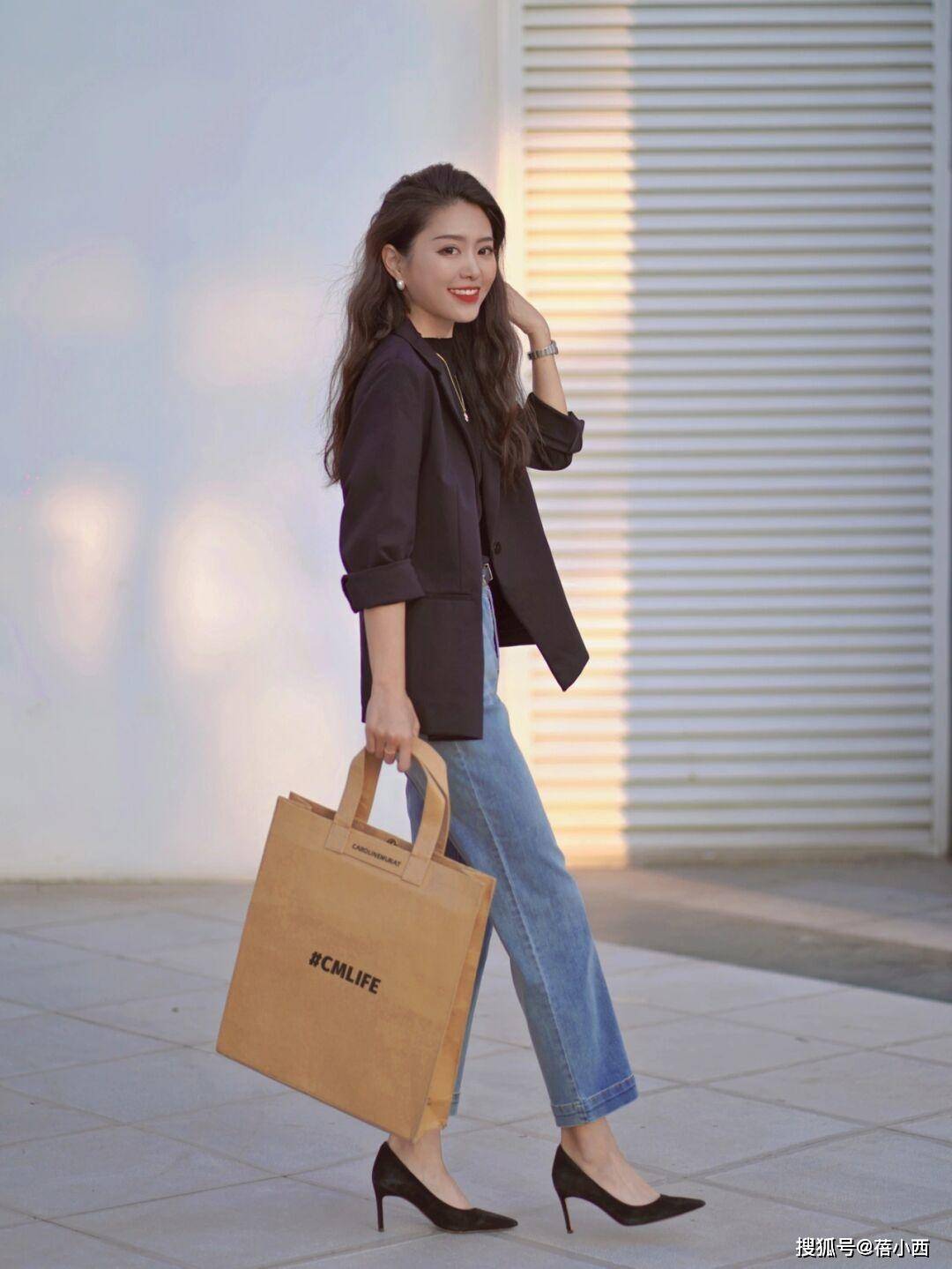 黑色 秋季上班怎么穿才优雅?从色彩挑款到搭配,好看的都帮你选好了