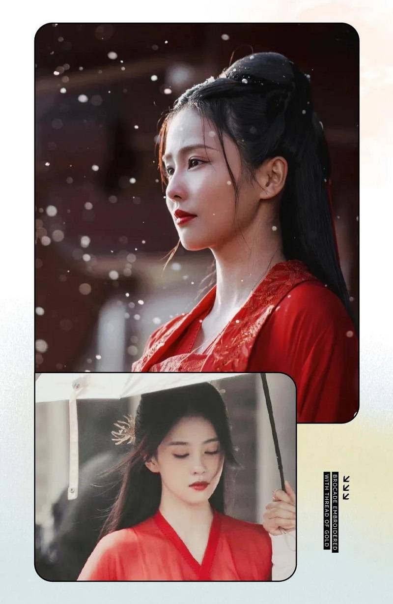 时刻来看《国子监来了个女弟子》红衣造型，开启2021最甜时刻！