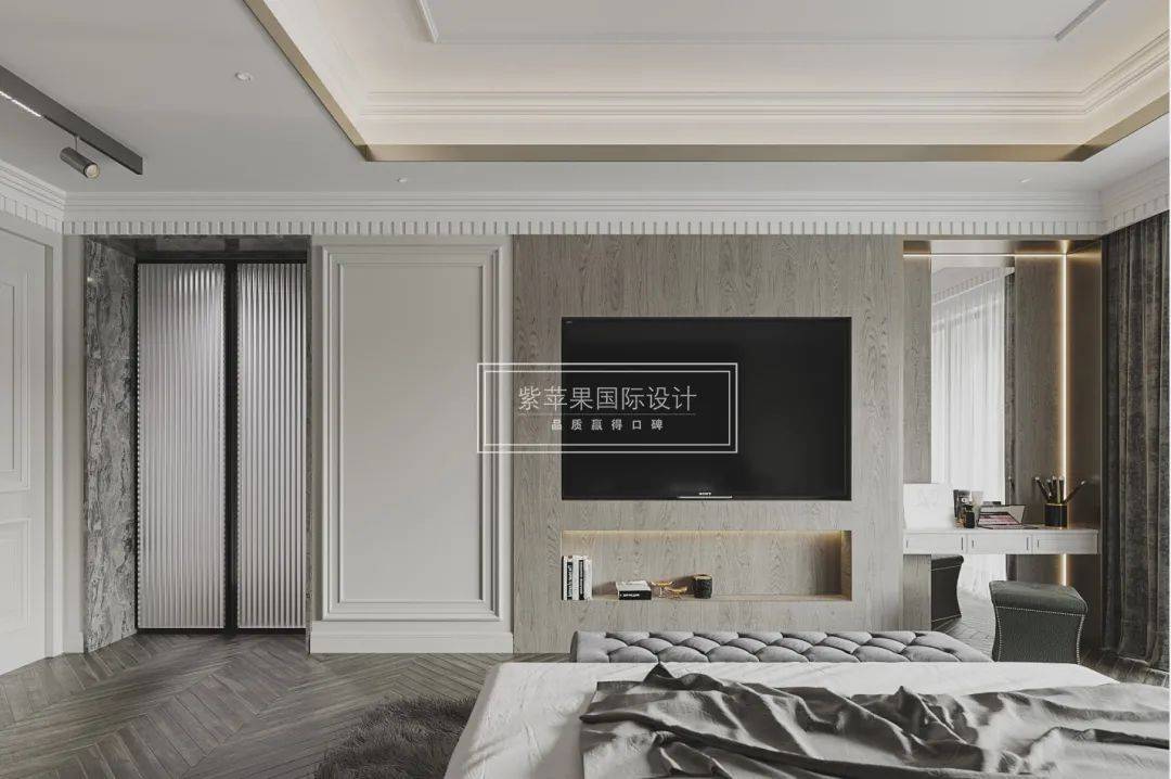 The案例赏析|成都650㎡独栋别墅现代法式+轻奢混搭设计