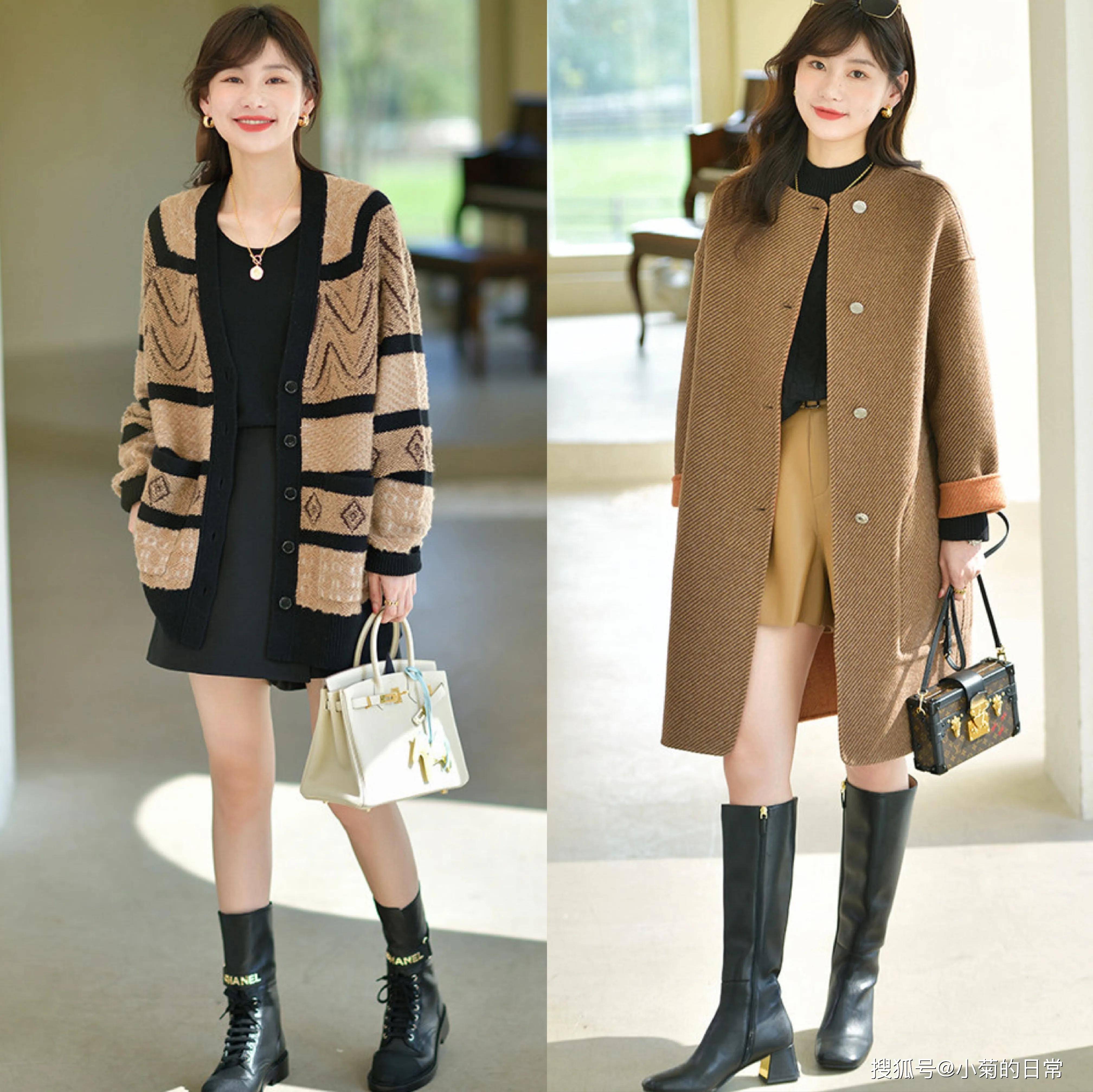 黑色 70女人太会穿,不爱大牌偏爱这几套,清新减龄,也太美太高级了吧