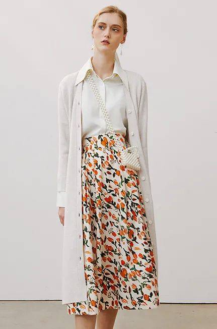 气质 大毛衣+半裙,才是2021秋冬最气质时髦的打开方式!