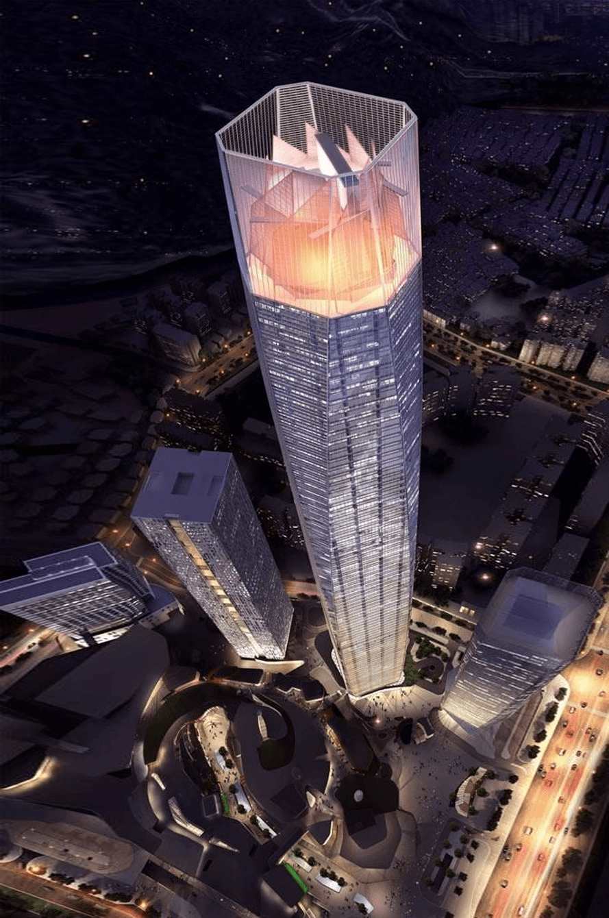 原创423米!东莞第一高楼——民盈·国贸中心建成,一睹实景图