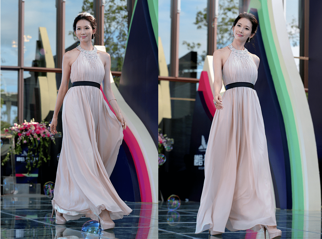 显得 一看林志玲过得就不错，都快50岁了还像30岁一样年轻，穿搭也不老