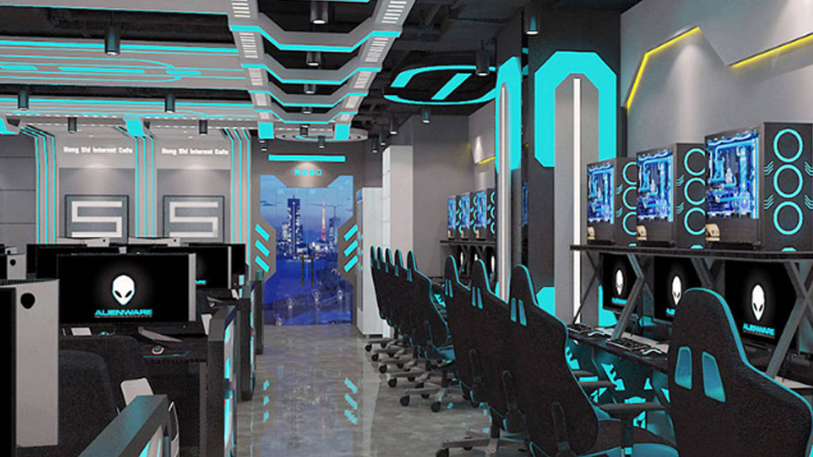 成都网吧装修的几个要点你留意了吗?