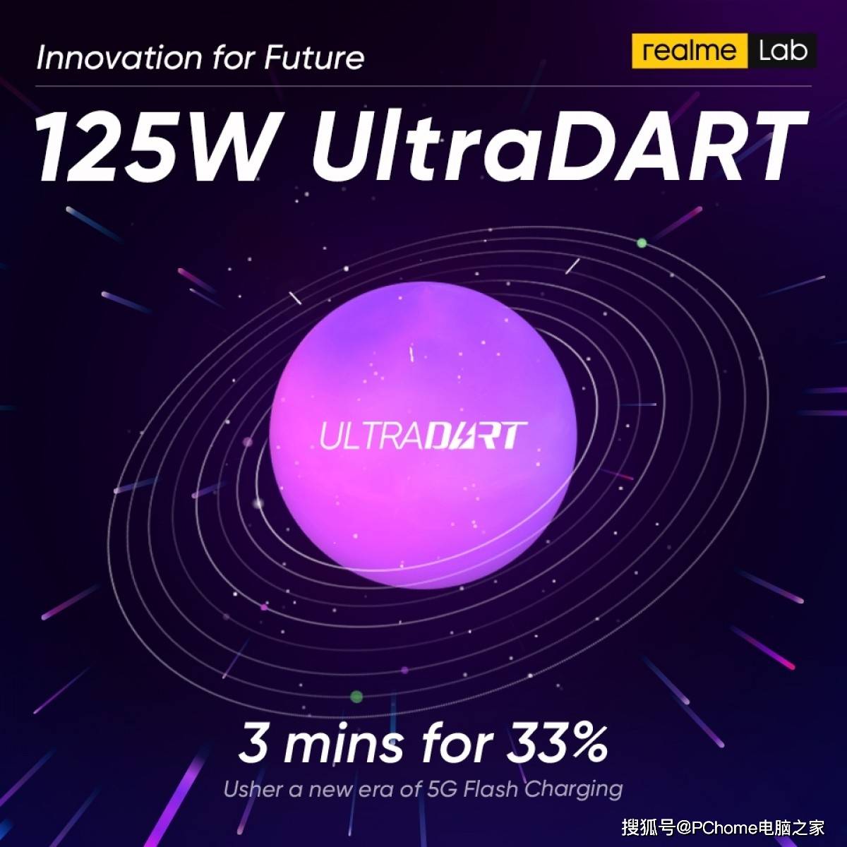 顶级旗舰定位 realme明年新机用125W快充技术