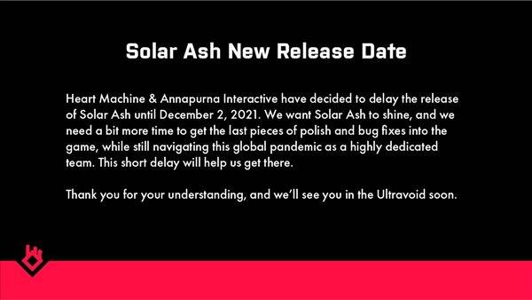 Solar|《太阳灰国》为打造更好的游戏体验 上线时间延期至12月