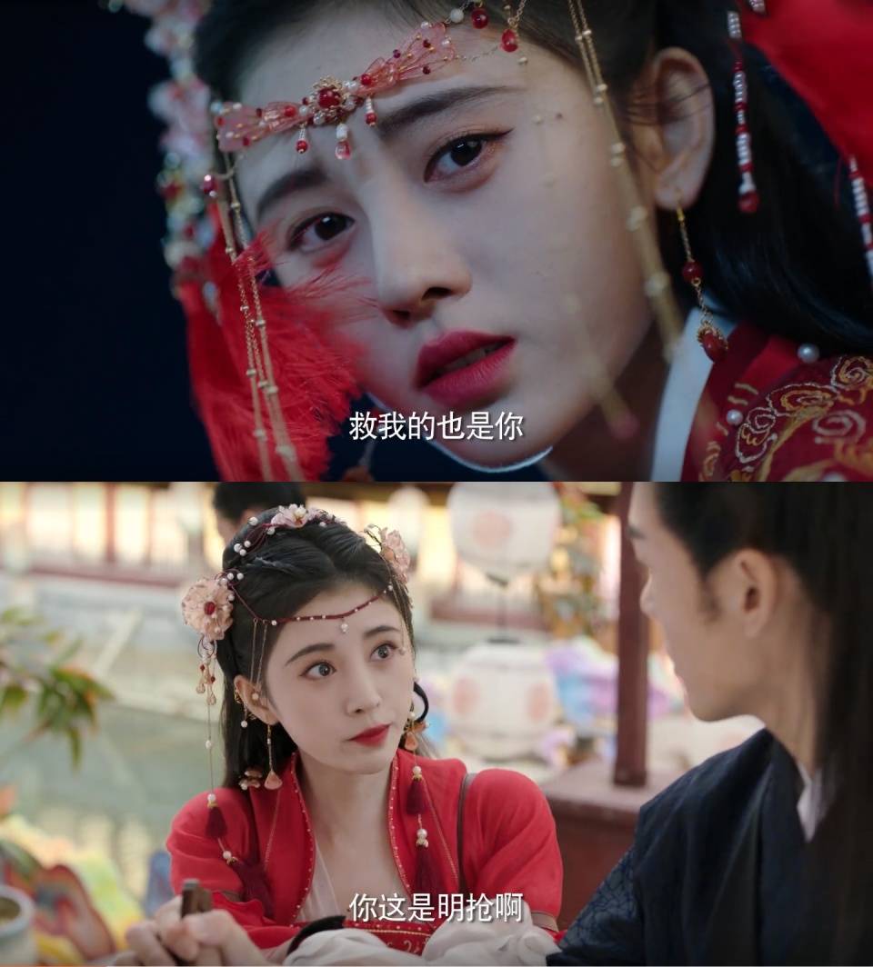 额饰 从妆容半永久到塑料额饰半永久，鞠婧祎这部戏是历史最差吧？