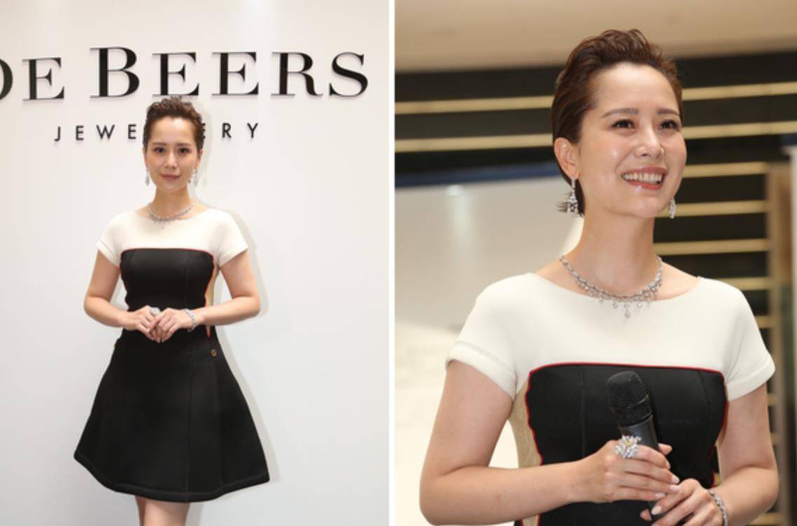 增加了 44岁海清还风韵犹存，穿法式长裙显曼妙身材，丝毫不输圈内小花