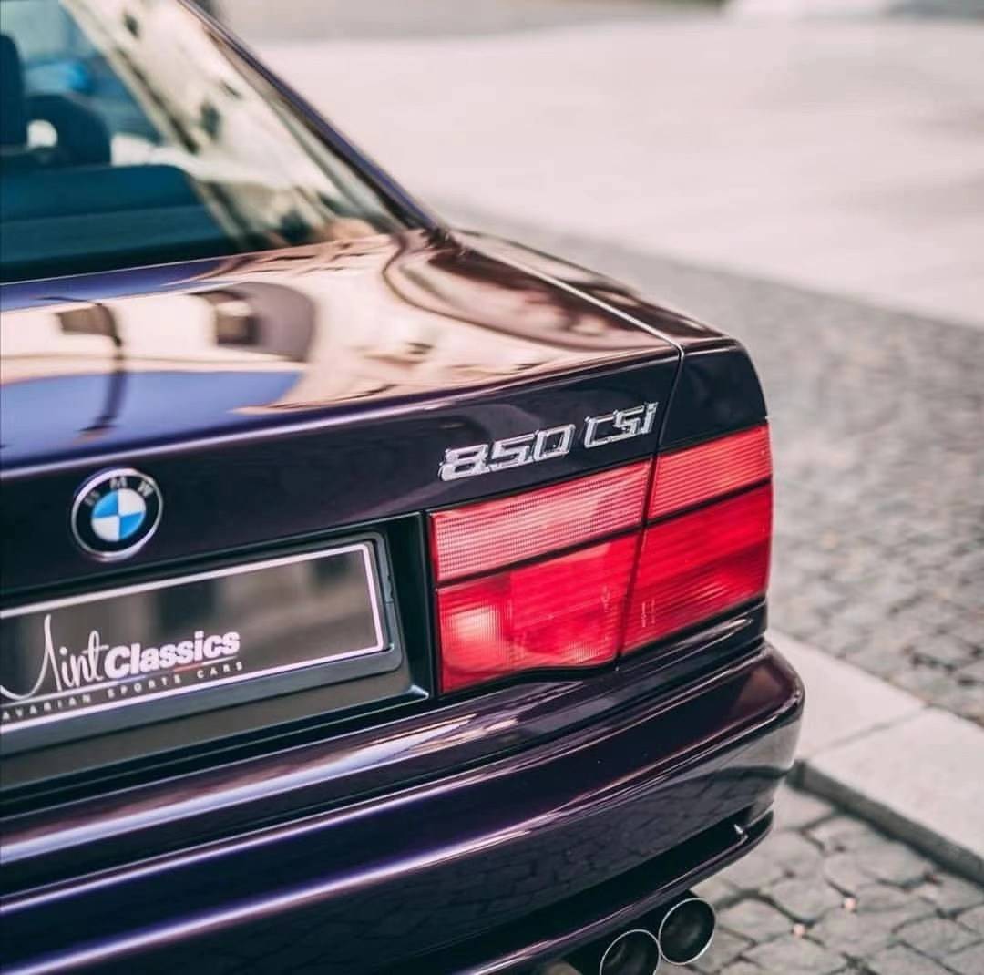 宝马850csi汽车ichanger(icr)改变者金属午夜紫