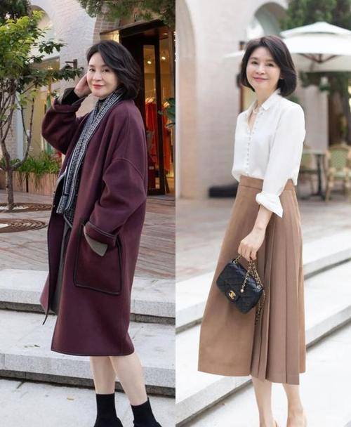 真会 这位中年妈妈真会穿,她的这“4件外套”很时尚!日常款也能高级