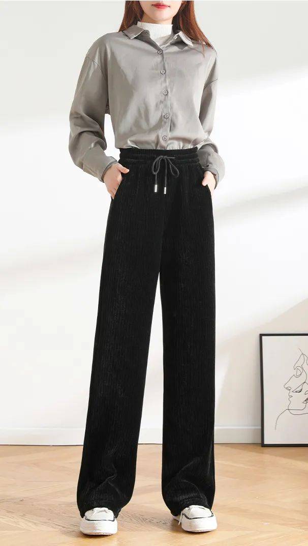 才是秋 毛衣+阔腿裤，才是秋冬最慵懒时髦的打开方式！