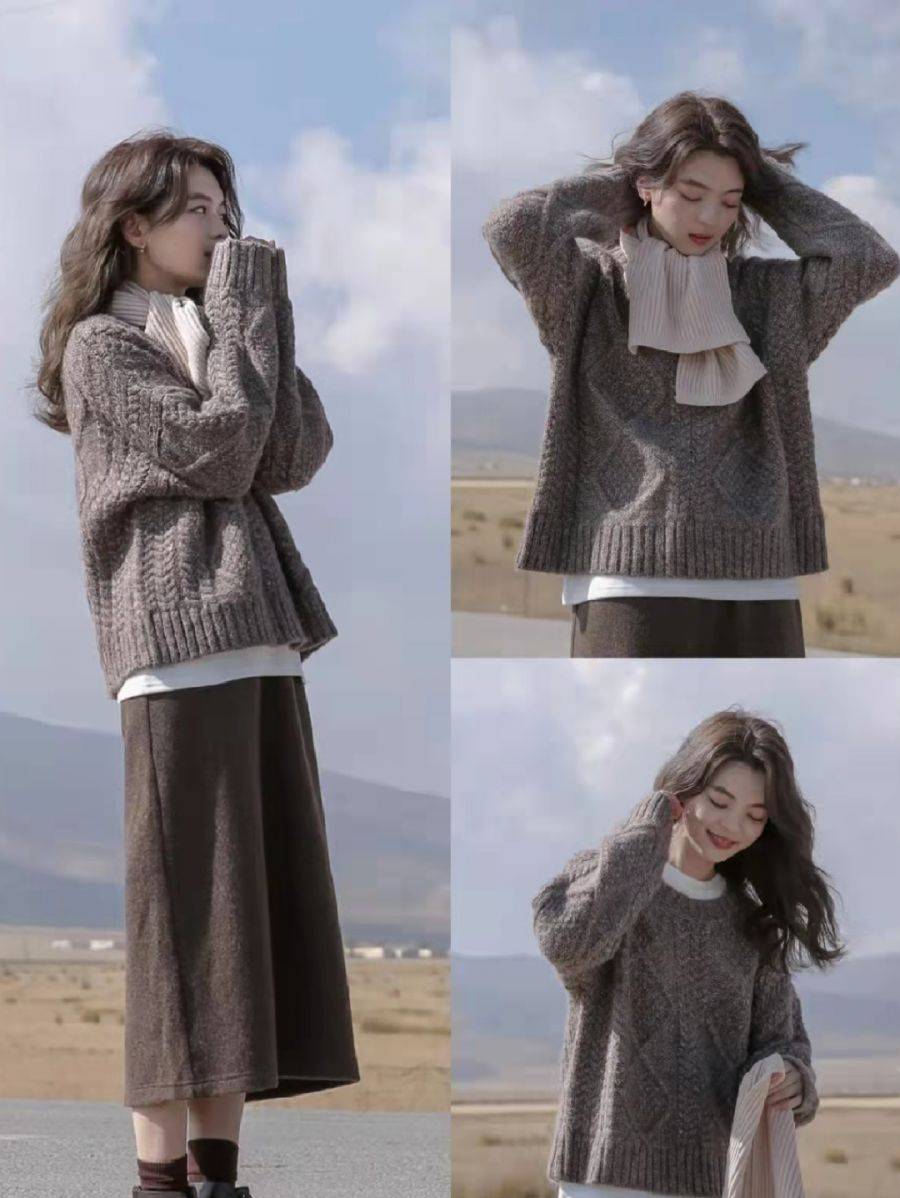 书卷气 秋季穿搭/毛衣的N种穿搭法则