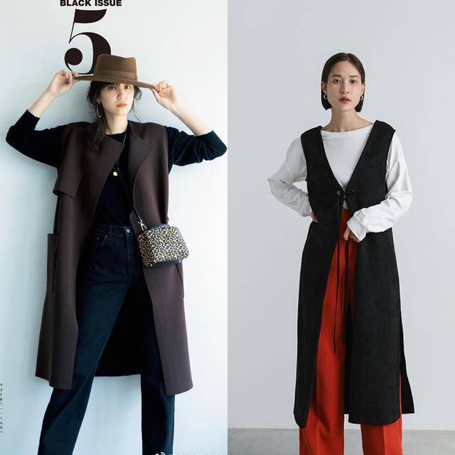 颜色 风衣算什么，今年深秋流行的是“长马甲”，百搭显高又显瘦，有范毛呢穿搭_网