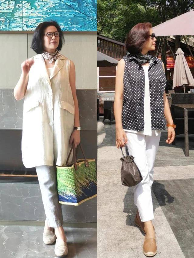设计 50、60岁时髦女人，早不穿阔腿裤！今秋流行“九分小脚裤”更时髦