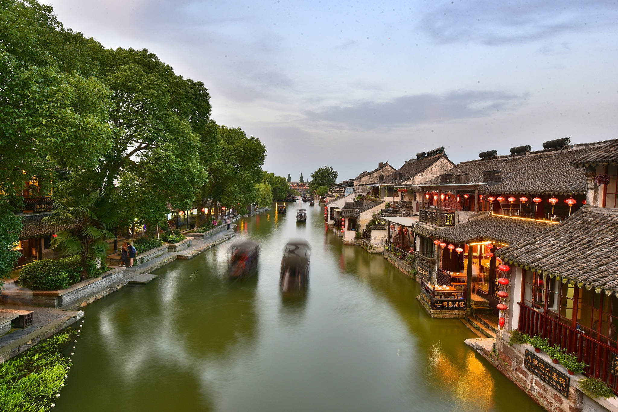 嘉兴历史文化古镇,古代吴越文化的发祥地之一,地理位置优越