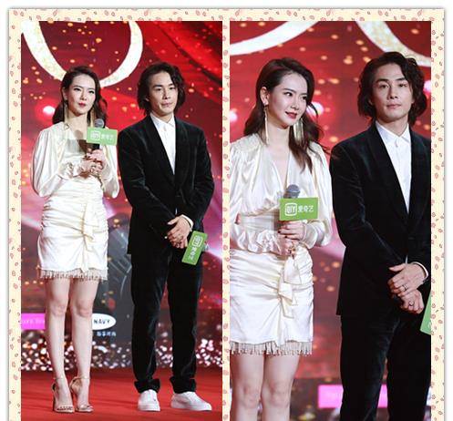 老公 戚薇真的很懂时尚，给老公安排情侣装，不同款但很暧昧