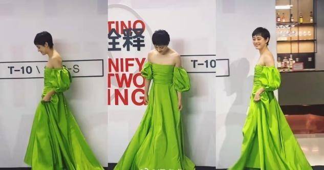 廓形 孙俪好不容易走红毯，又翻车！穿高定压轴亮相，身材差劲像路人