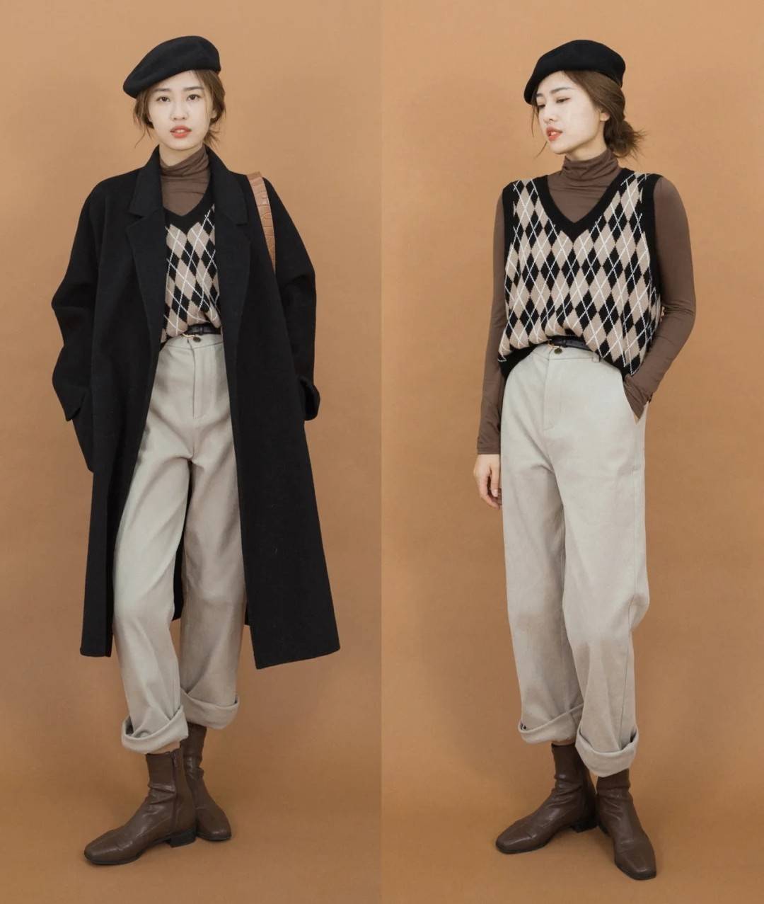 羊羔 深秋冬保暖高级穿搭look,这三种让你轻松禁住凌冽寒风,时尚吸睛