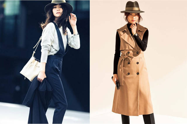 右图 凭什么靠一顶帽子就能成功逆袭，会搭配的人，能利用小物件扮时髦
