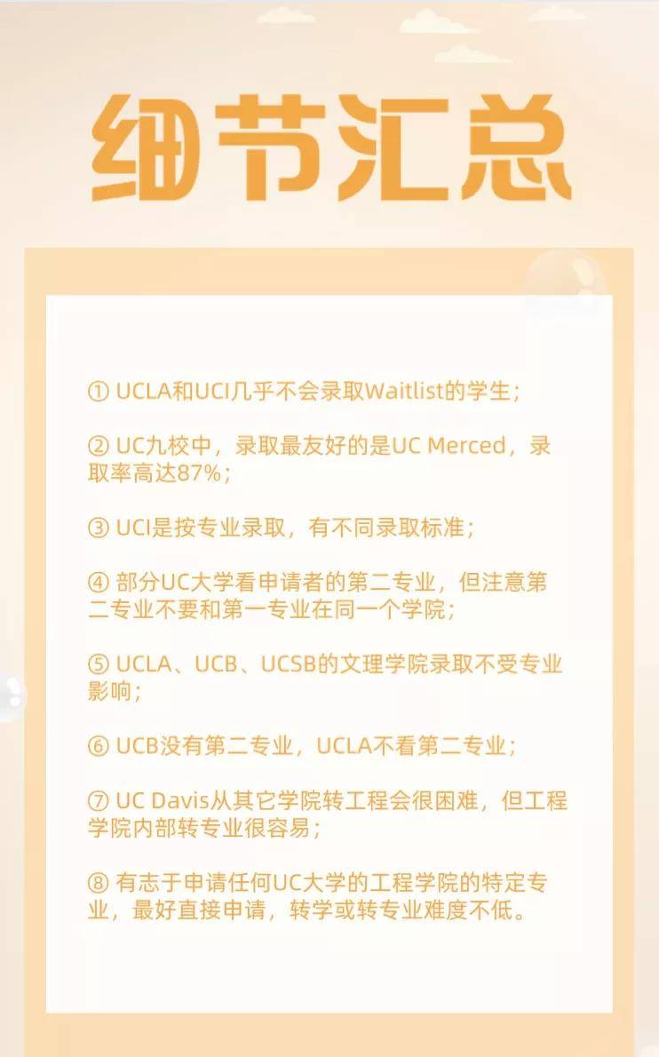 录取率|UC系大学新增超20个本科专业，录取偏好＆政策动向最全解读