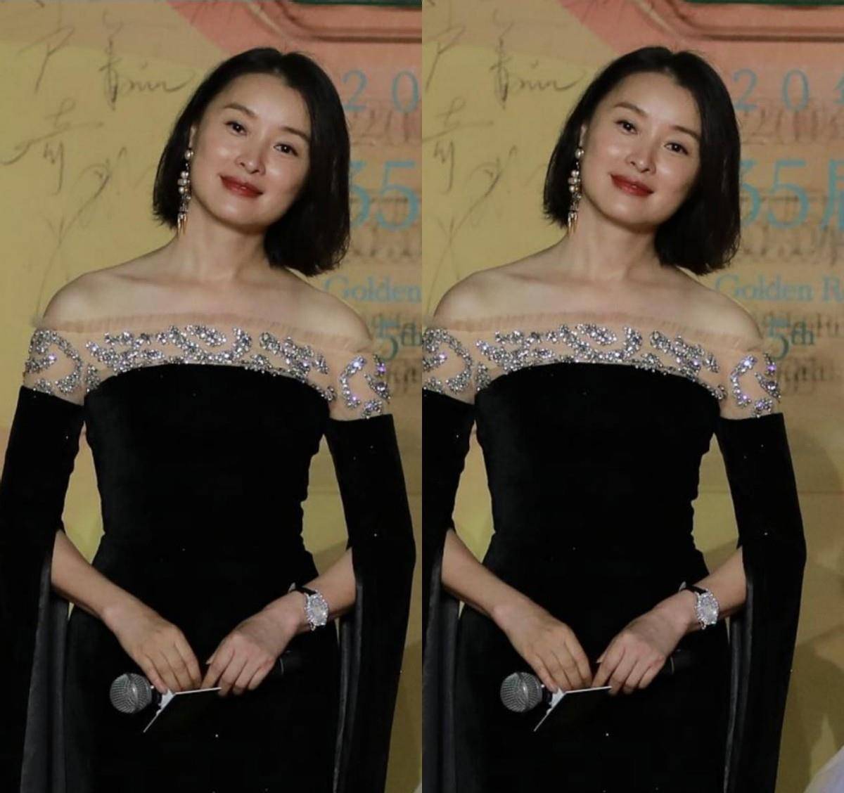 服装 吴越虽然是国字脸,但打扮起来却挺有气质,生图脸泛油光也挺美