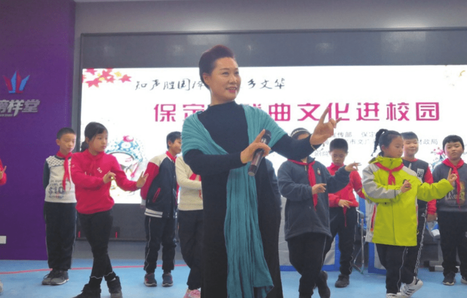 在央视戏曲频道 7 月 30 日的《一鸣惊人》节目中,李玉梅带领保定艺术