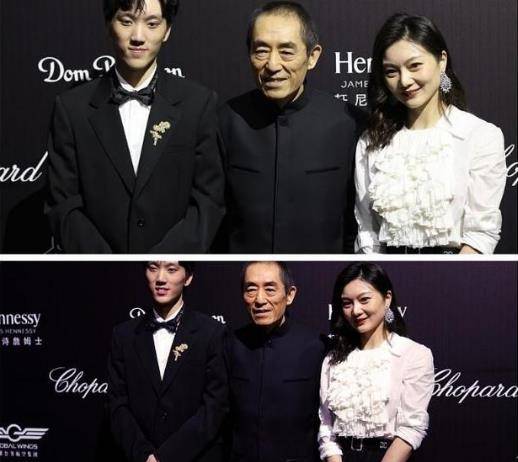 一身 陈婷与张艺谋共出席活动，穿扮成熟优雅显气质，不愧是大导演太太