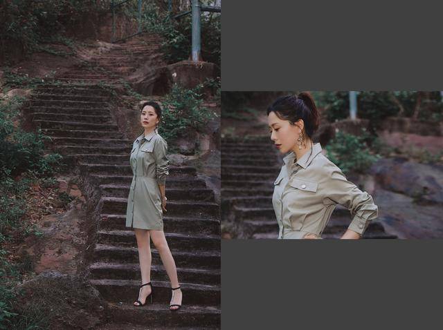 海清 海清走知性风太适合！衬衫连衣裙优雅干练，利落精致的气质太惊艳