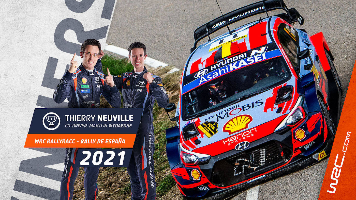 强势夺得分站赛冠军,现代车队领跑积分榜加泰罗尼亚拉力赛从巴塞罗那