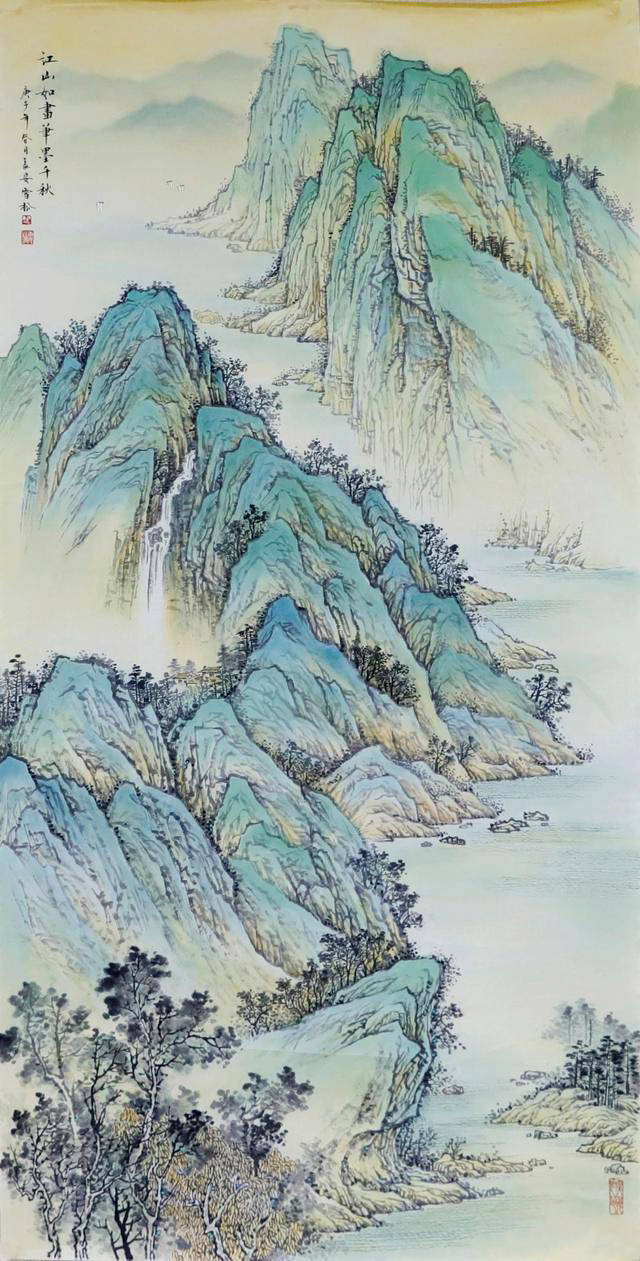 实力派青年画家白雪松