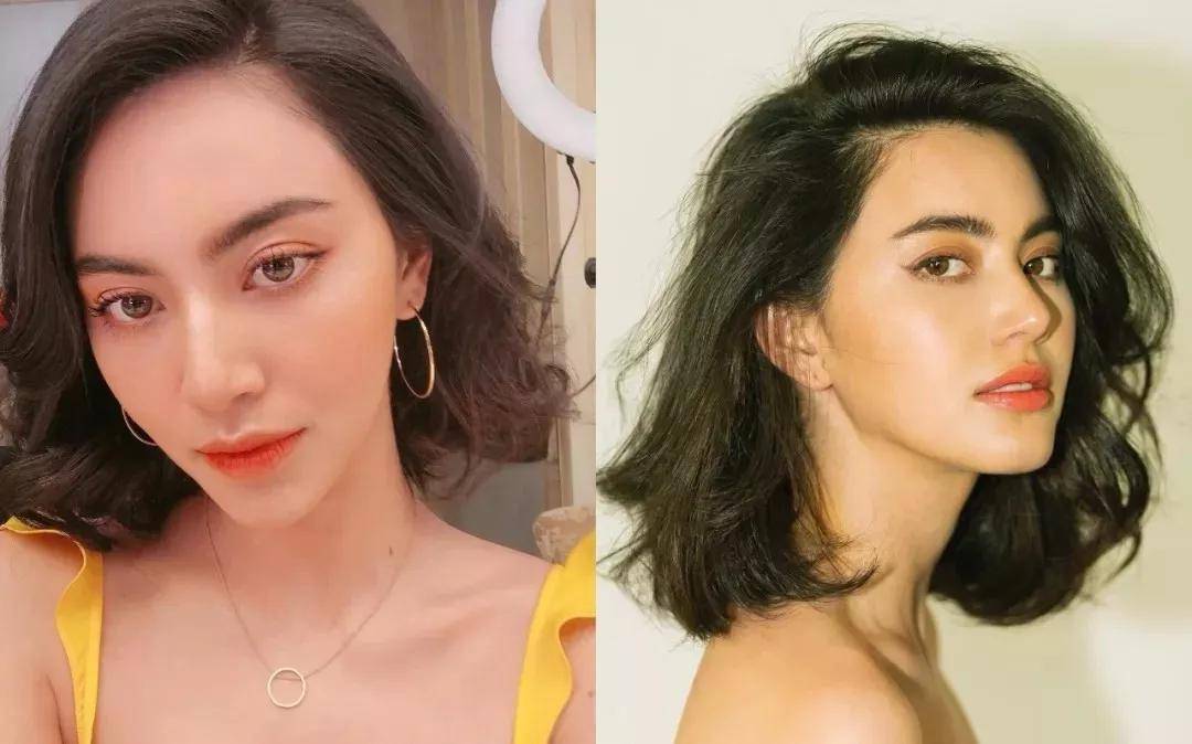 卷发爱美的女生短发该怎么剪才会更有气质、更有型?大有讲究!