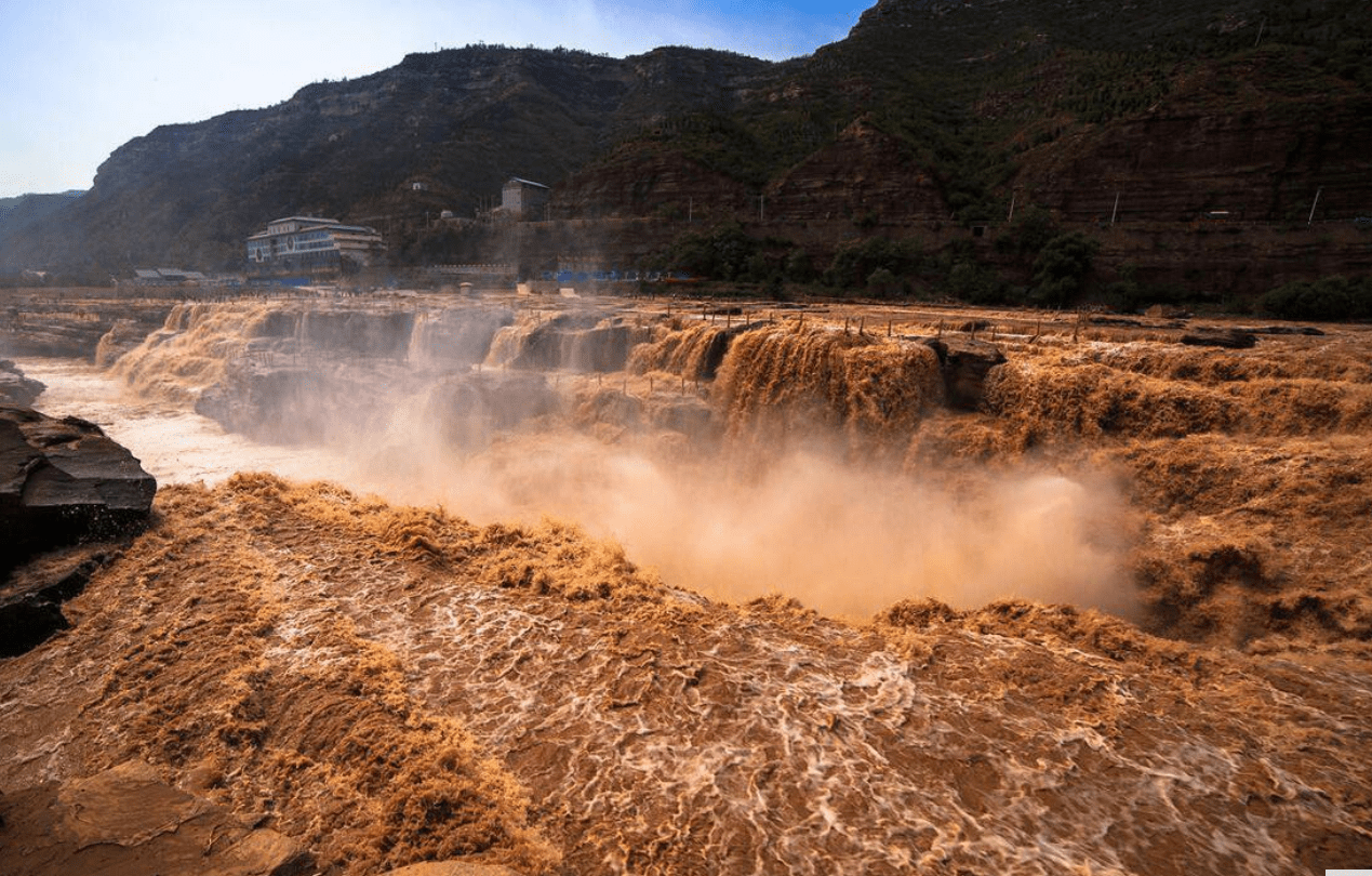 黄土高原黄河美景图片图片